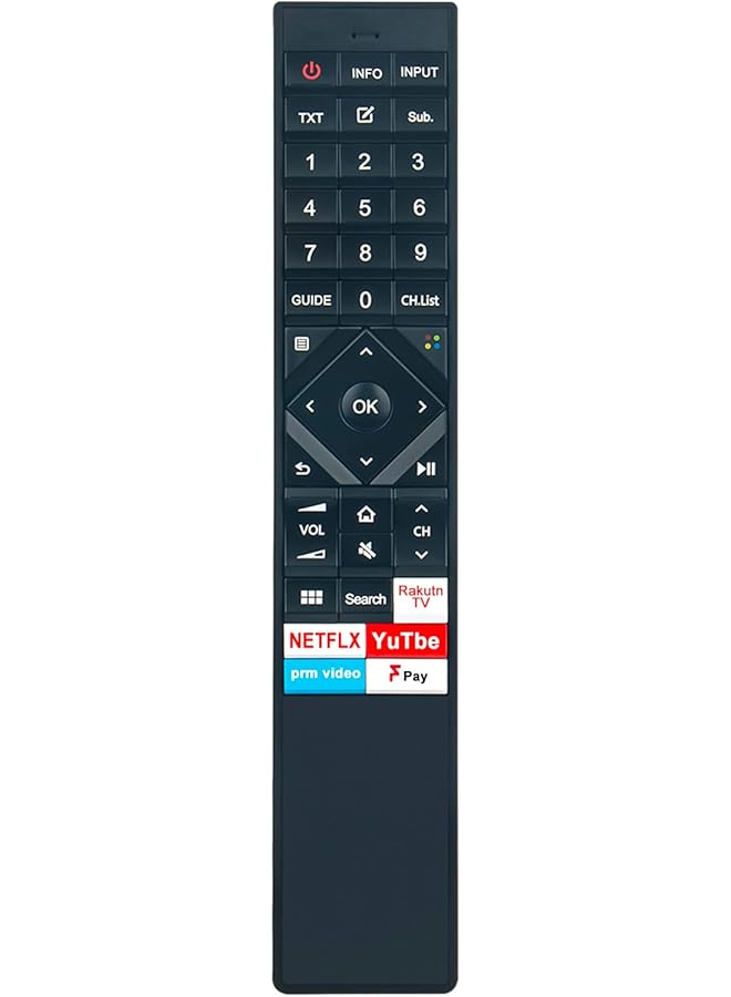 The Bros ERF6B62H Replacement Remote fit for Hisense ULED TV HE55A8000KWTSG H55U8BUK H55U8B H55O8BUK H65U8B U8B H65U8BUK - Image 1
