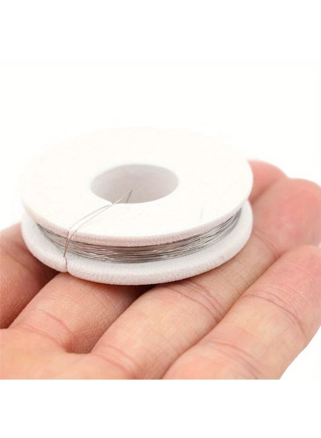 سلك نيكروم 0.25 مم مقاوم للحرارة العالية، نحاس مطلي بالنيكل، مقاوم كهربائي مرن - Image 2