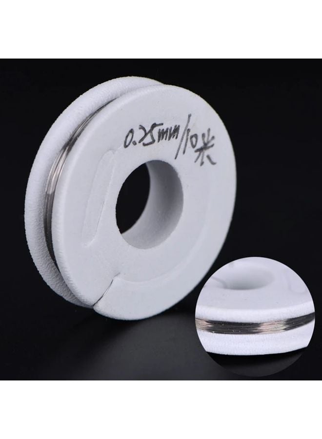 سلك نيكروم 0.25 مم مقاوم للحرارة العالية، نحاس مطلي بالنيكل، مقاوم كهربائي مرن - Image 5