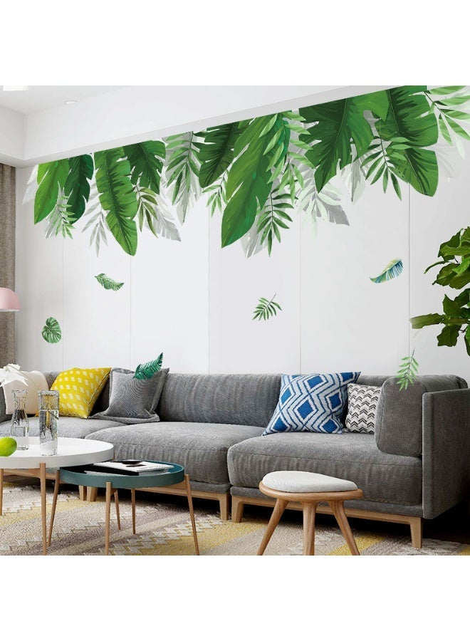 Nordic-Inspired Tree Leaf Wall Stickers - Seaside Home Decor for Living Room & Bedroom - Image 4