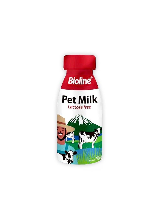 Bioline Pet Milk Lactose Free for Cats And Dogs - 220ml - Image 1