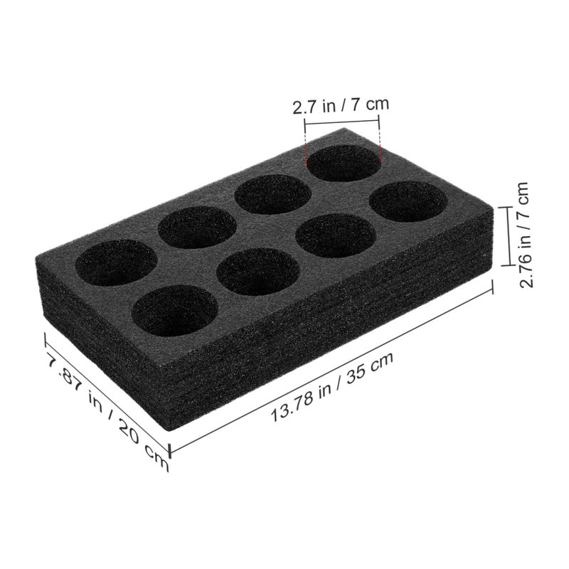 Thickened Pearl Cotton Black Beverage Cup Tray Holder Carrier For Takeout Drinks - Image 3