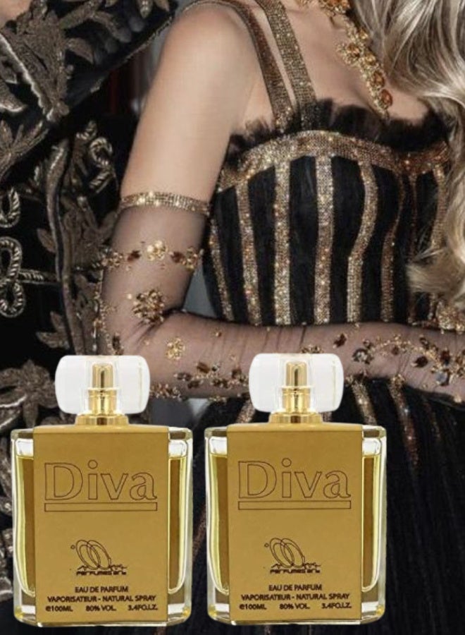 ديفا 2 قطع عطر ديفا جولدن كوشر 100مل - Image 1