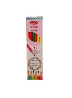 DECO Neon Deco Pencils 24 Pencils  - Image 1