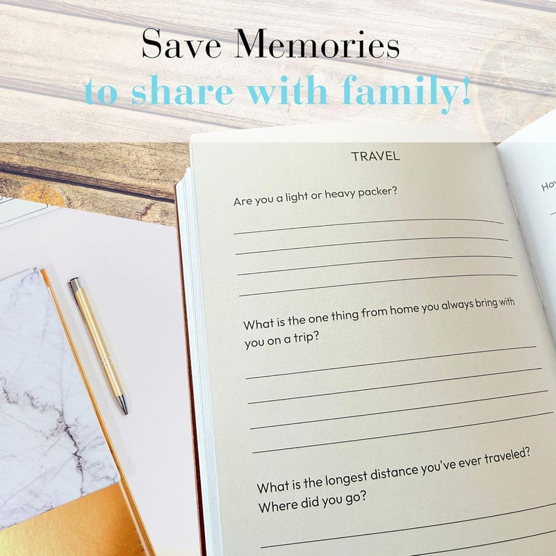 XKFCFC Nana I Want to Know Your Life Story Leather Journal (Hardcover) - Nana Gifts for Christmas or Birthday - Share Her Life Story - Ideal Gifts for Mothers Day from Granddaughter GrandSon - Image 3