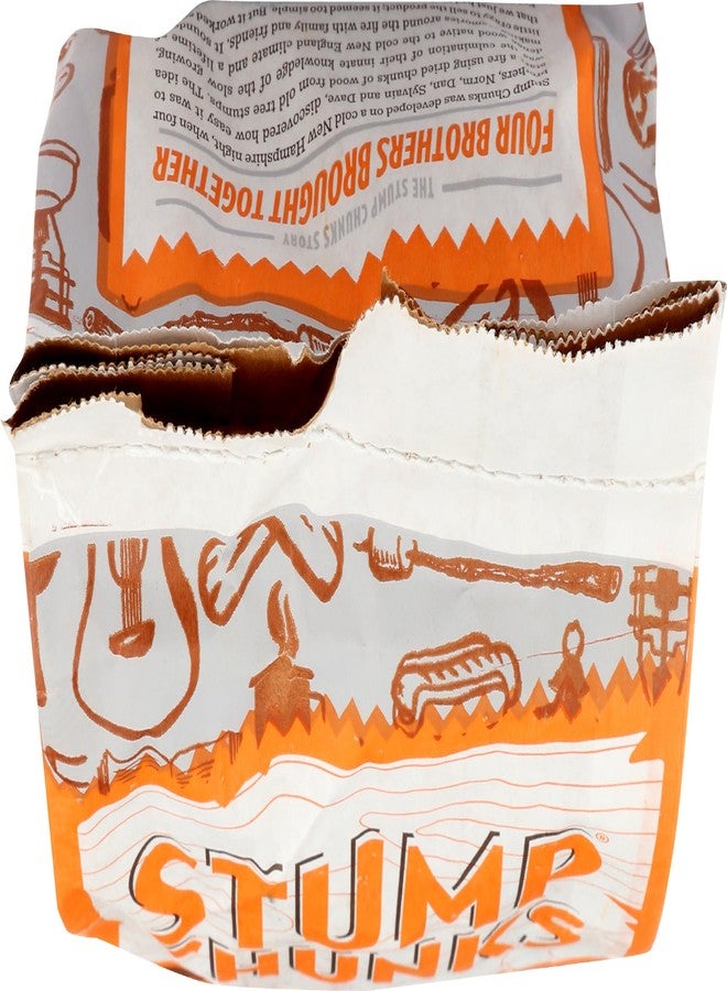 STUMPCHUNKS Stump Chunks: SC-3 0.3 Cu Ft Kindling & Fire Starters - Natural Fire Kindling Wood Sticks & Firewood Starter - Firestarter Sticks from Recycled Tree Stumps - Medium Bag - Image 3