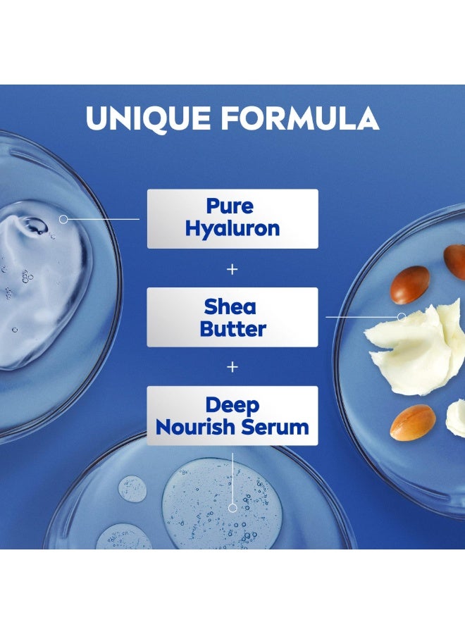 NIVEA Body Lotion for Dry Skin, Smooth Sensation, 48H Moisture, 400ml - Image 4