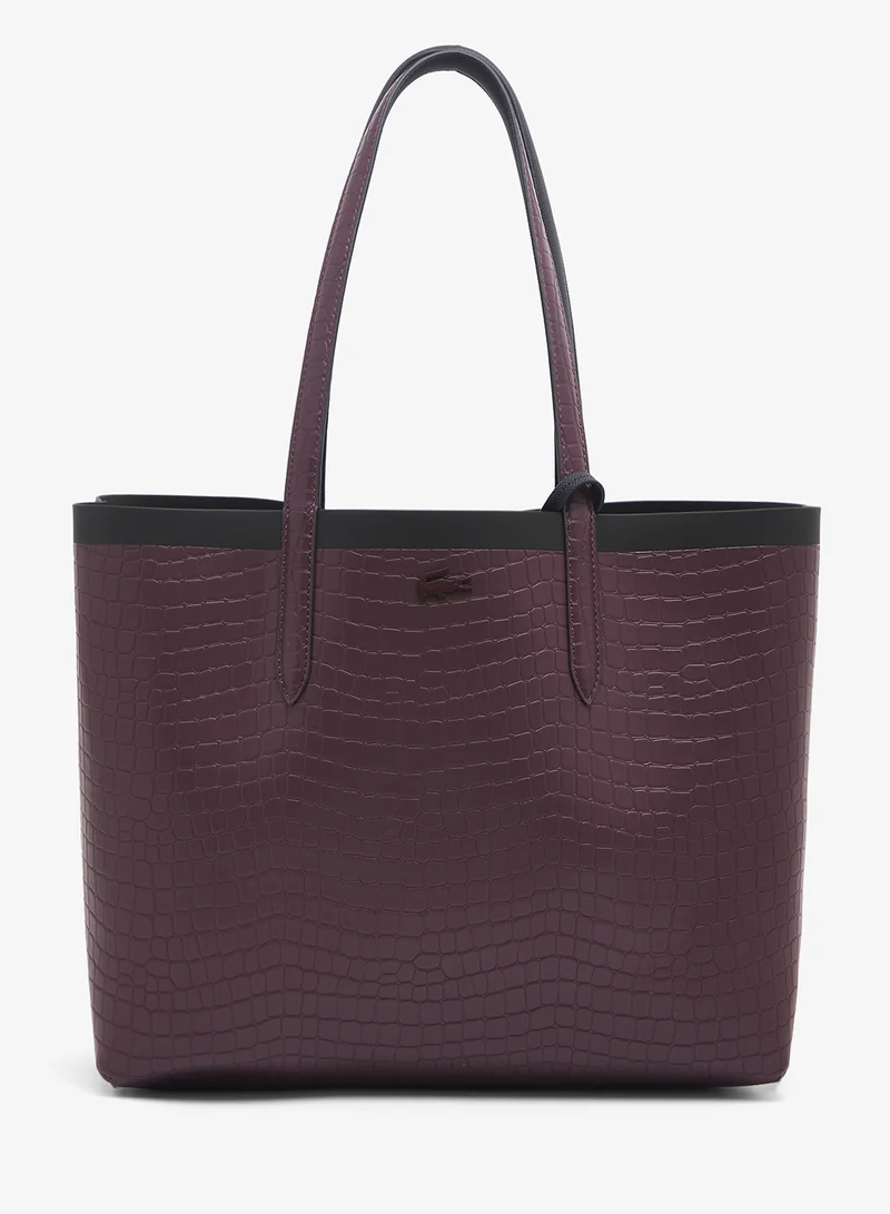 LACOSTE Logo Tote Bag with Clutch