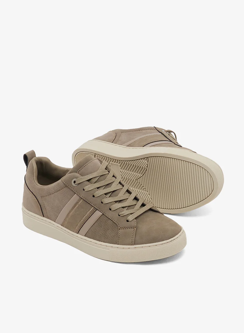 Robert Wood Perforation Detail Casual Sneakers