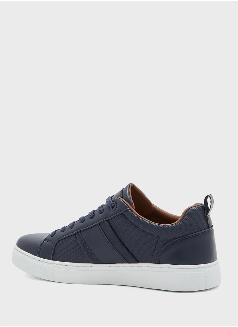 Robert Wood Perforation Detail Casual Sneakers