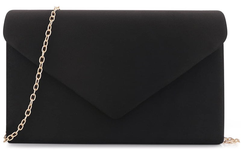 BBjinronjy Clutch Purse for Women Evening Bags Handbags for Wedding Party Cocktail Prom Faux Suede Crossbody Shoulder Bag - Image 1