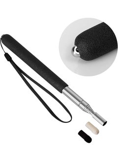 erorex Teachers Pointer Stick Telescopic Teaching Pointer Retractable Classroom Whiteboard Pointer Extendable For Teachers Guides Coach With A Lanyard And Felt Head Extends To 39.4 Inch  - Image 3