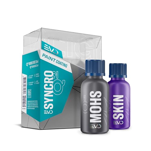 GYEON SYNCRO EVO 30 ml Ceramic Coating Kit | Multi Layer Ceramic Coating for Maximum Performance | Separate Base Coat and Top Coat Chemistry Ceramic Coating for Cars - Image 1