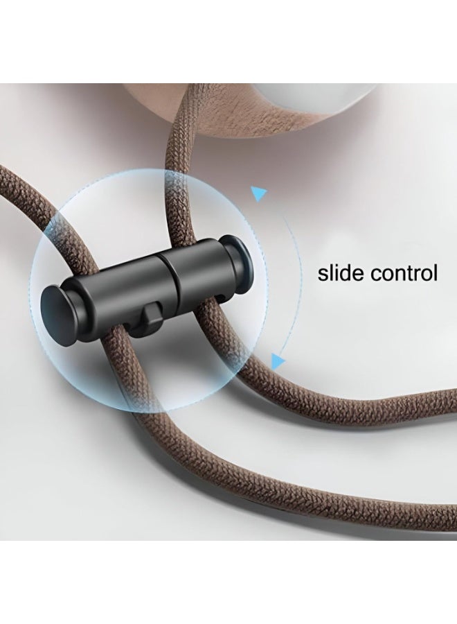 وسادة تدليك الرقبة الكهربائية القابلة للشحن على شكل حرف U - نظام تدليك مزدوج الحركة قابل للتعديل - وسادة ميموري فوم بمسامات هوائية وشريحة ذكية للبطارية - علاج احترافي للفقرات للمنزل والمكتب - Image 3