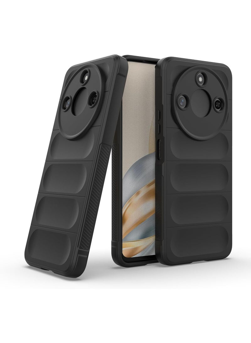 جولدن ماسك هونر اكس 9 سى اسمارت (Honor X9c Smart) جراب حماية ماجيك (اسود)