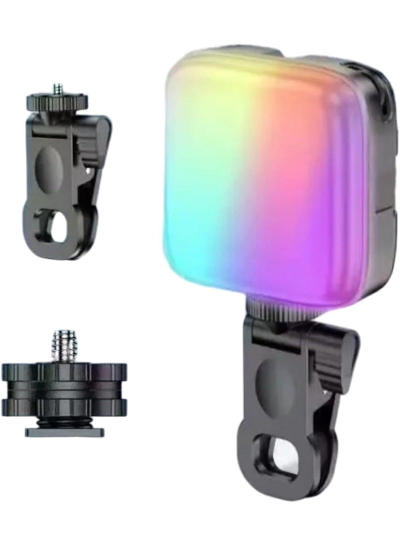 بلوكاما مصباح الهاتف المحمول Plokama U80 Pro LED RGB - لتصوير الفيديو - صغير الحجم للهواتف المحمولة + 12 لون إضاءة مختلف للتصوير الفوتوغرافي الاحترافي. - Image 1