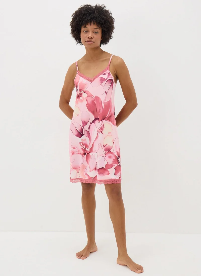 Matalan Pink Floral Chemise Nightie