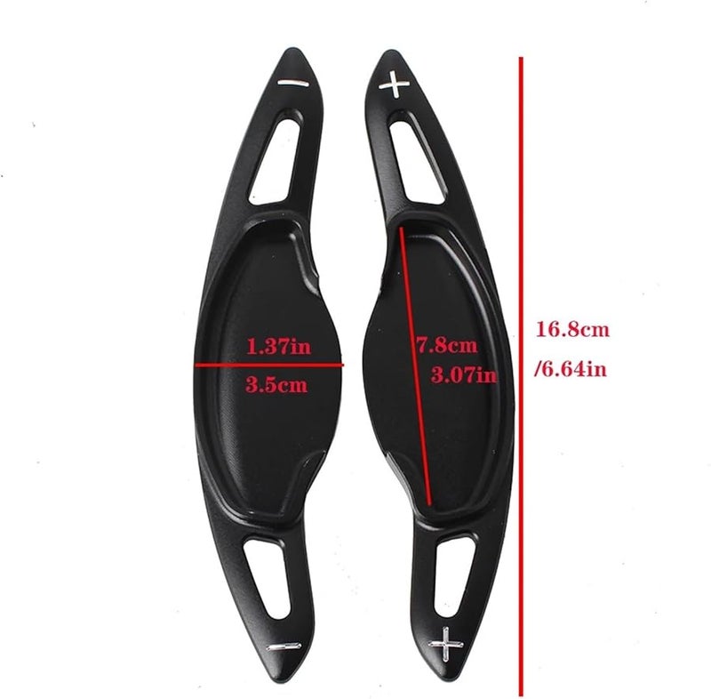 Black Steering Wheel Gear Shift Paddle Shifter Extension For Honda Civic 2022 Accord 2023 CR V Acura Integra - Image 2