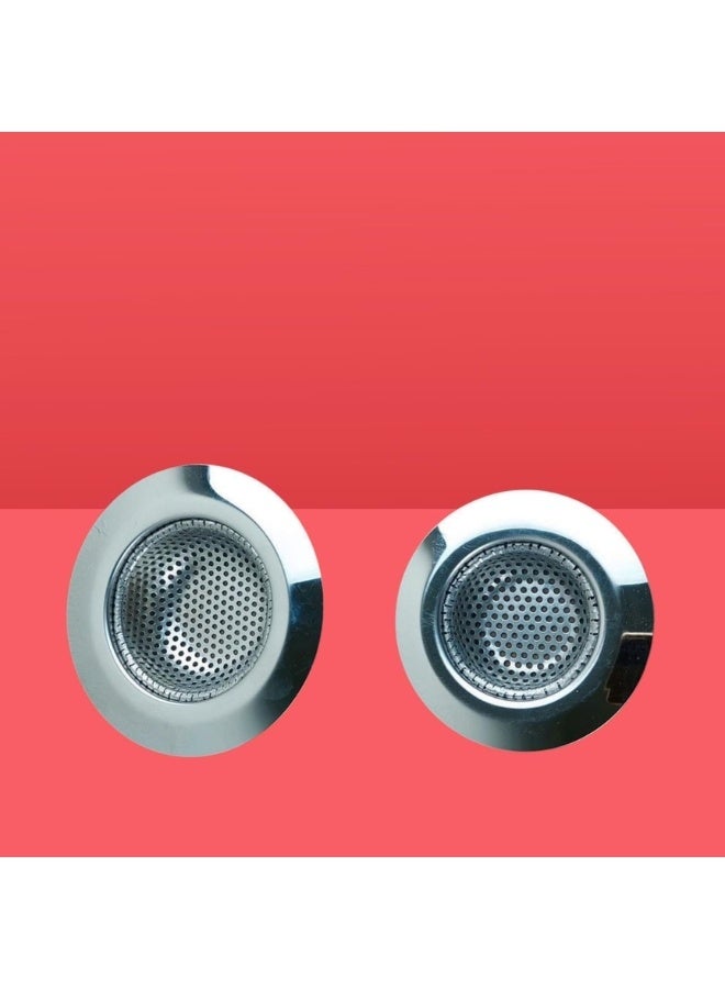 2Pcs Kitchen Sink Strainer Stainless Steel Hair Catcher Strainer Basket for Kitchen Sink Bathroom Tub Wash Basin Balcony Drain Hole 7.2cm 9 cm - Image 2