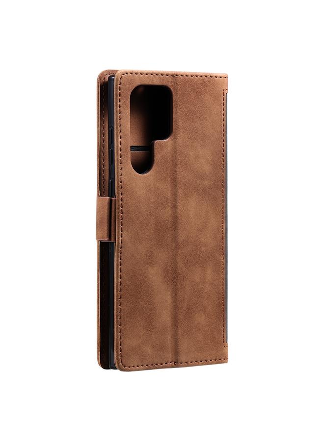 اس-توب جراب لهاتف Samsung Galaxy S25 Ultra 5G جراب هاتف جلدي بتصميم ريترو سبلاينج أفقي قابل للطي - Image 3