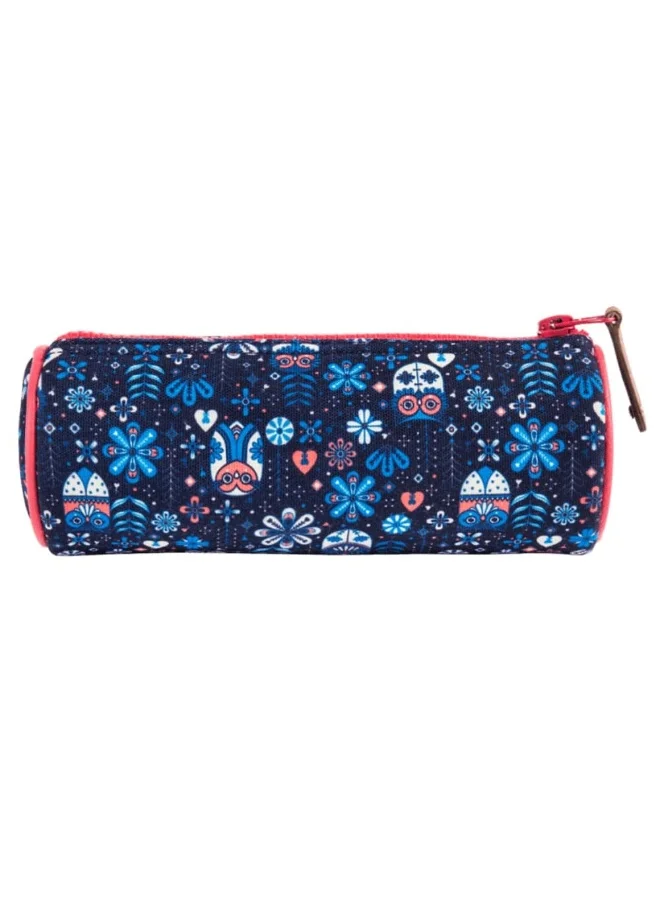 Chumbak Floral Pattern Pencil Case Zippered