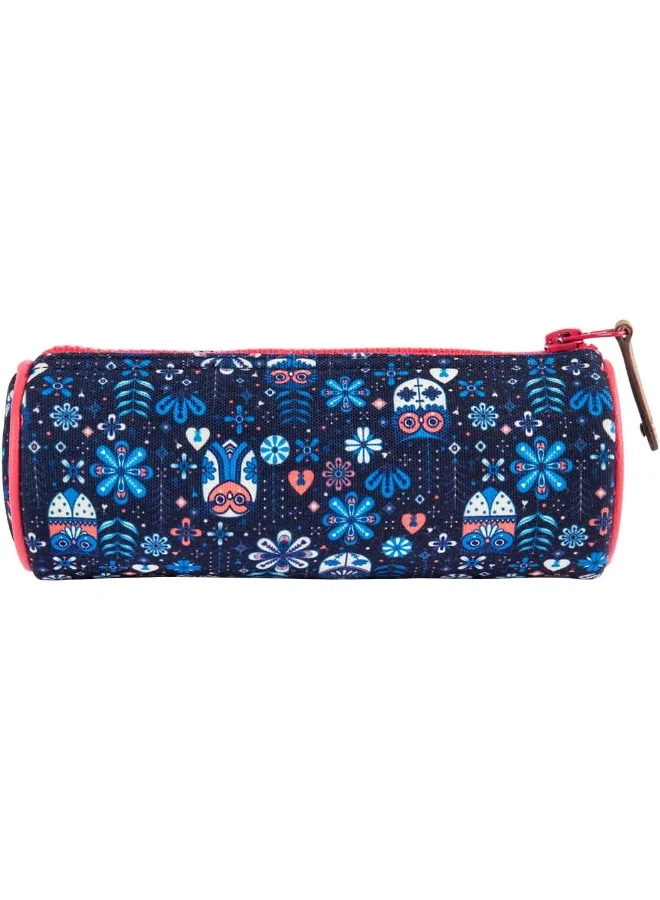 Chumbak Floral Pattern Pencil Case Zippered