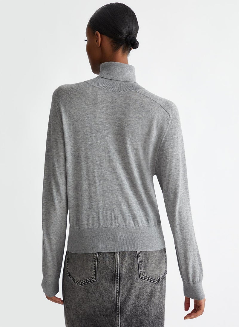 Liu Jo Cotton and cashmere polo-neck - Image 2