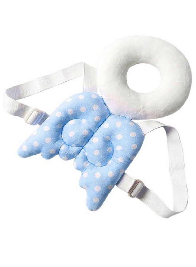 AROAQ Butterfly Shaped Baby Head Protection Pad with Safety Straps – Cotton Cushion for Toddlers Learning to Walk (4–18 Months) - Image 2