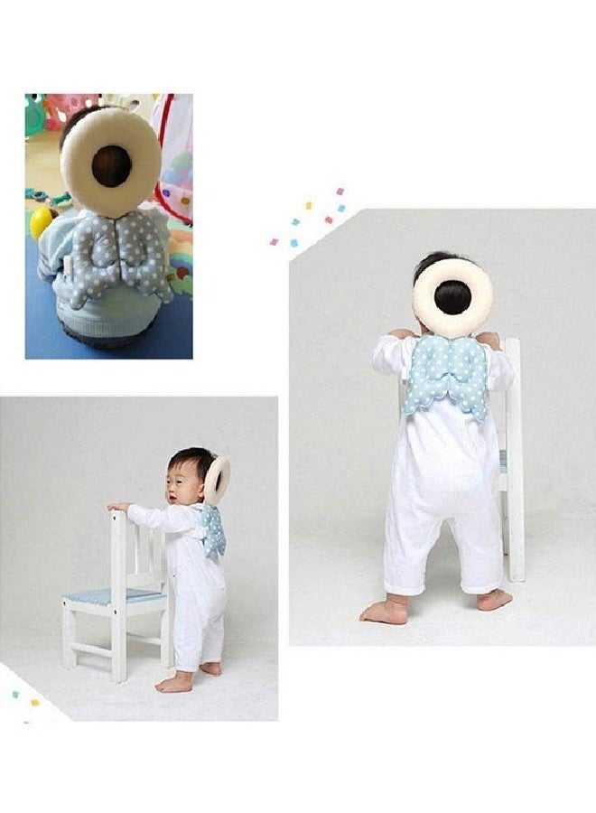 AROAQ Butterfly Shaped Baby Head Protection Pad with Safety Straps – Cotton Cushion for Toddlers Learning to Walk (4–18 Months) - Image 4