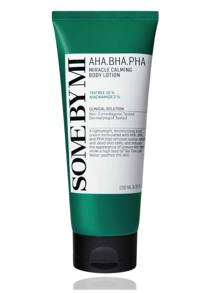 Some By Mi AHA BHA PHA Miracle Calming Body Lotion 200ml – Soothing & Hydrating Body Lotion for Acne-Prone Skin 200mlml - Image 1