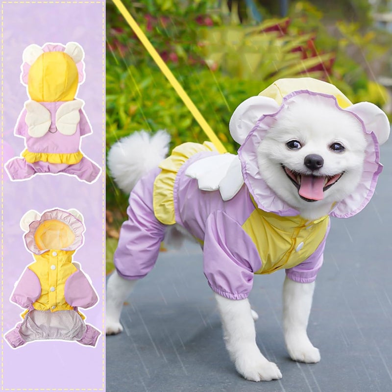 Dog Rain Wear Leggings Suspender Pants Comfortable Pet Sleeves for Cold Wet Weather Garment Reflective Dog - Image 2