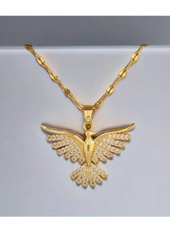 Goolsky Party Jewelry Phoenix Bird Pendant Necklace, Stainless Steel Chain Necklace For Women Halloween Christmas Gift  - Image 1