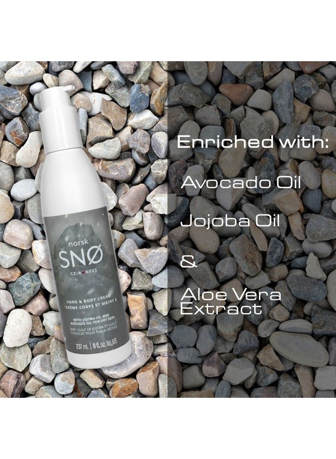 Geir Ness NORSK SNØ Hand & Body Cream - Dry Skin Lotion - Single Use Deep Moisturizer with Essential Oils - Image 4