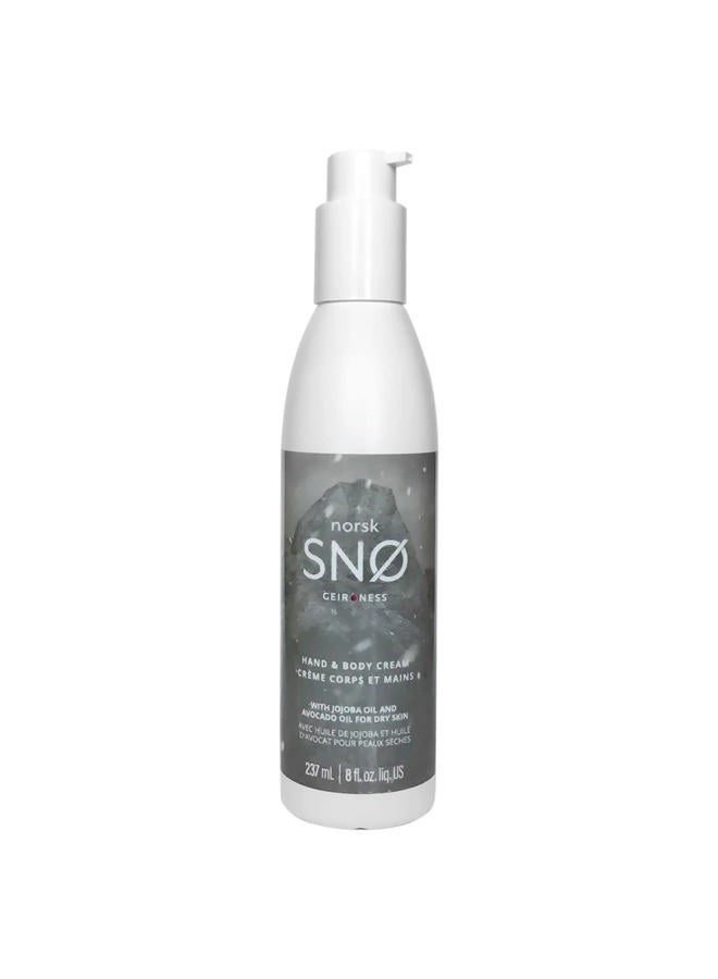 Geir Ness NORSK SNØ Hand & Body Cream - Dry Skin Lotion - Single Use Deep Moisturizer with Essential Oils - Image 1