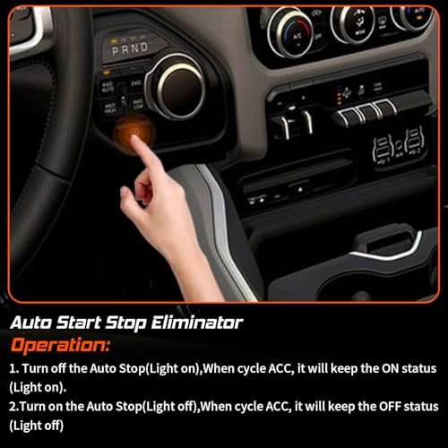 Citreal Auto Start Stop Eliminator Compatible with RAM 2019 UP Disable Engine Shut-Off, Automatic A-Off Start Stop Function Easy Install, Plug & Play Car Accessories - Image 4