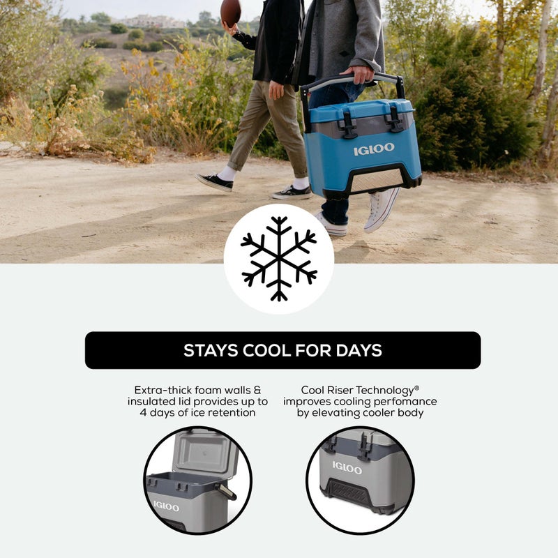 Igloo 25 Qt BMX Gray Cooler - Image 4