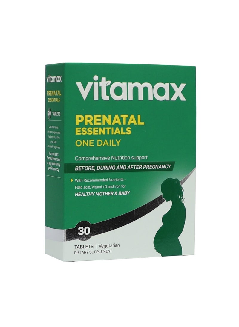 Vitamax Prenatal Essentials One Daily Tablets 30'S - Image 1
