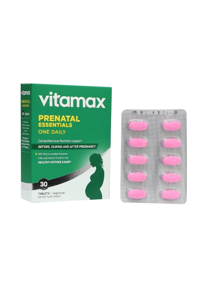 Vitamax Prenatal Essentials One Daily Tablets 30'S - Image 3