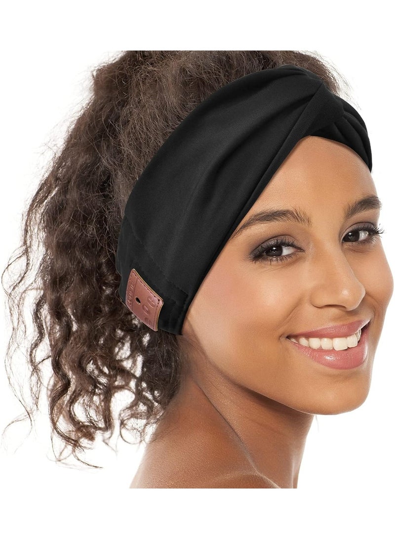 Excefore Bluetooth Headband Sports Antiperspirant Headband Wireless Headband Headphones With Ultra Thin Hd Stereo Speakers Perfect For Sleeping Workout Jogging Yoga Air Travel - Image 1