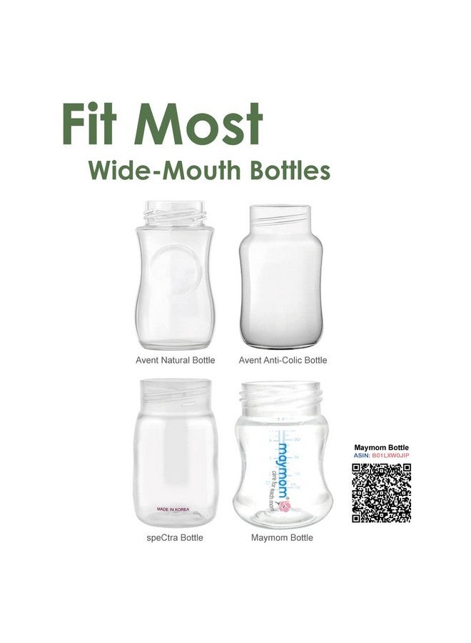 Maymom Maymom Breast Pump Parts Compatible with Philips Avent Comfort Breastpump SCF332/334, One-Side; Incl. Flange, Valve, Tube, Massage Pad, Suction Membrane, Cap; Not Original Avent Pump Parts. - Image 3