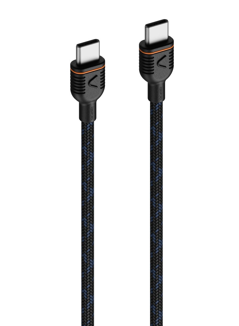 UNISYNK Magnetic USB-C to USB-C Cable 240W 1m - Fast Charging and Data Transfer Magnetic Type-C to Type-C Cable, 5A High-Speed Charging, Compatible with MacBook Pro, iPad Pro, Samsung Galaxy, Google Pixel, Nintendo Switch - Image 3