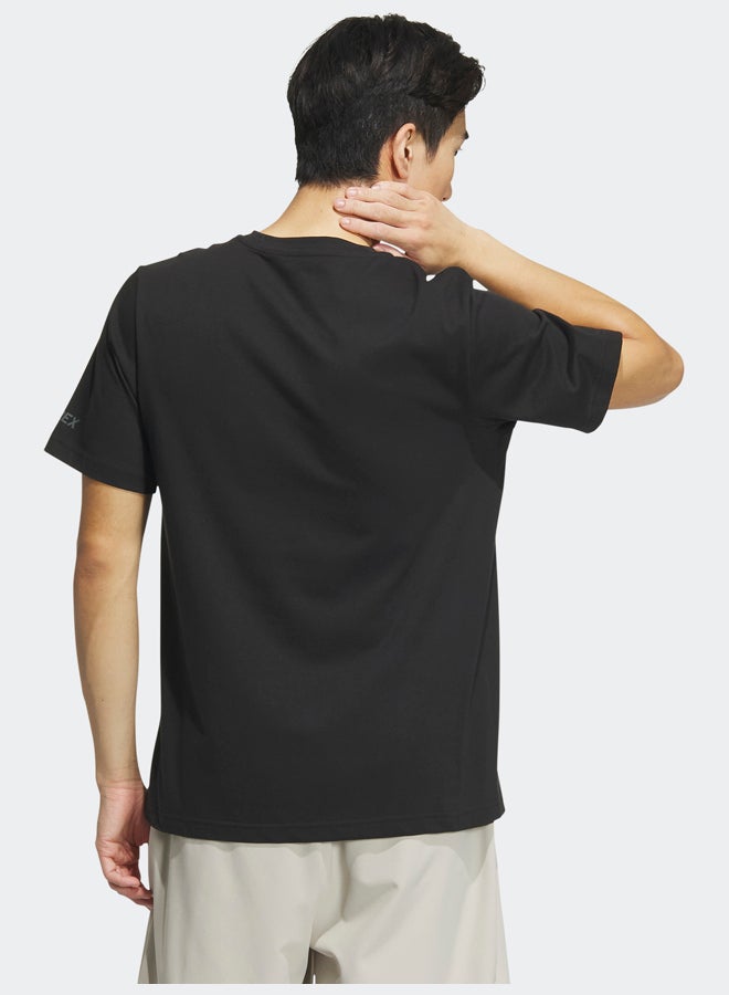 Adidas Big Logo Short Sleeve Polygiene 180 GSM T-Shirt - Image 3