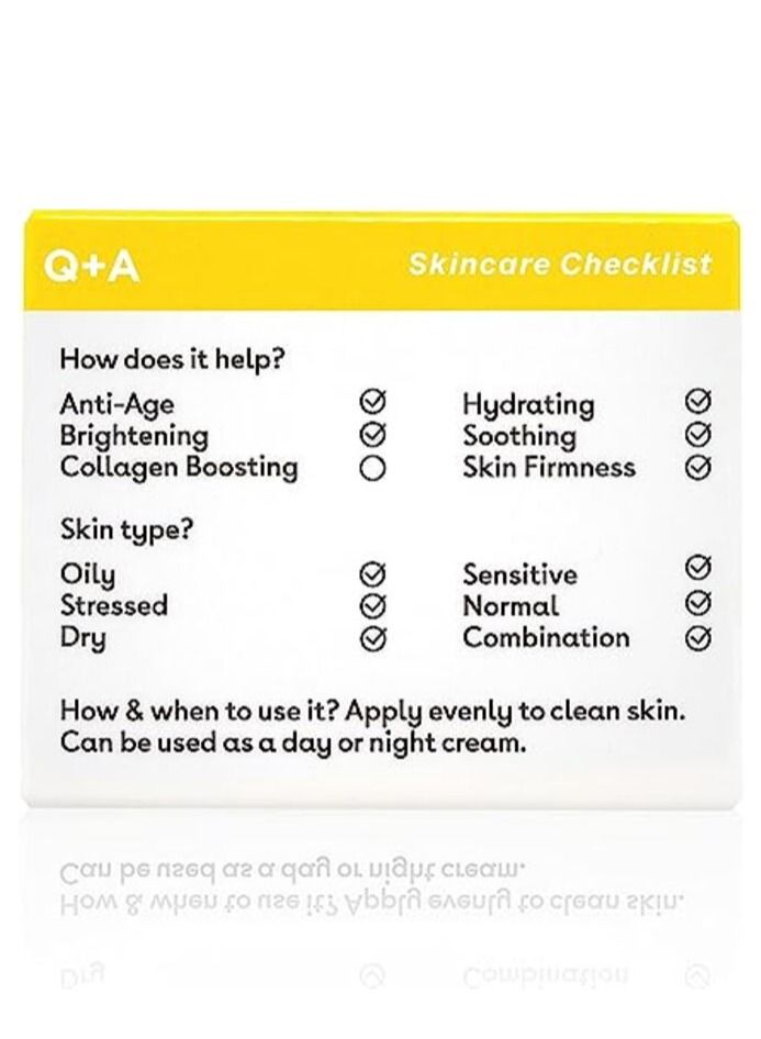 Q+A Ceramide Cream To Restore The Skin And Restore Its Freshness By Stimulating Collagen Production - 50 ml - Image 4