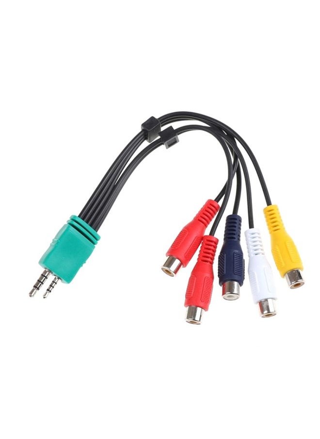 BURAQ for Samsung 3.5+2.5 to 5RCA Double-head LCD TV AV Cable Component Signal Cable  - Image 2