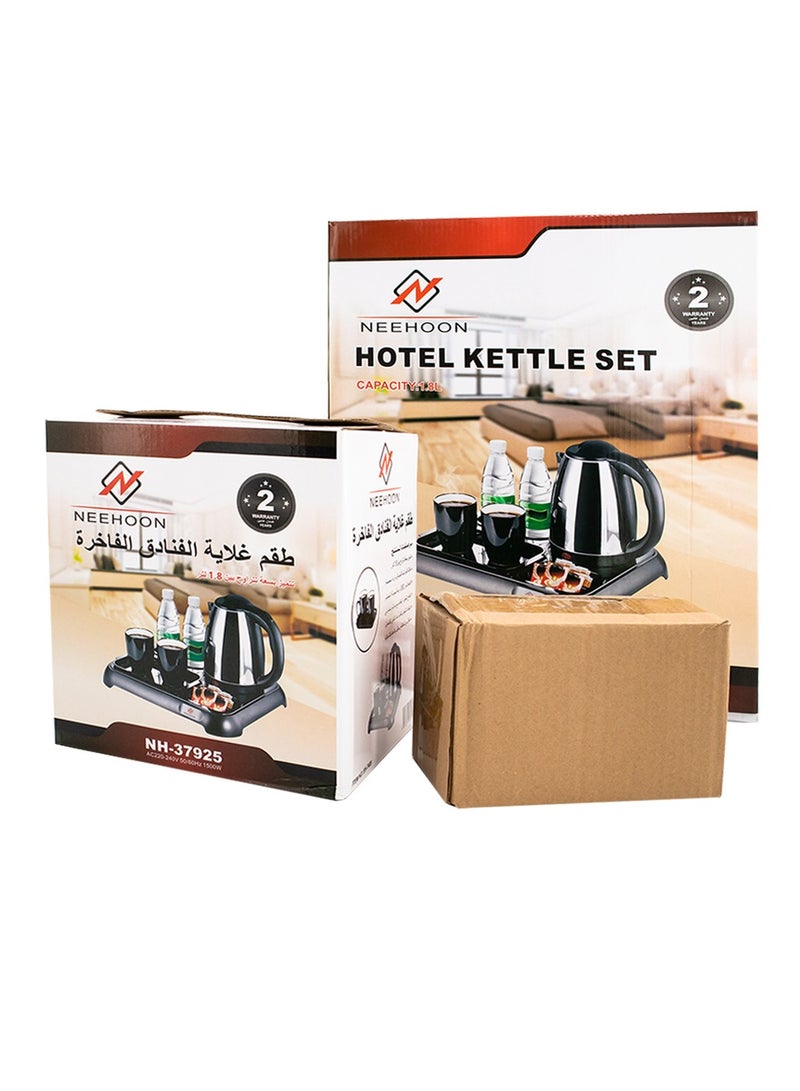 NEEHOON Water Kettle Set With 2 Cups And Base 1.8 Liters - Image 3