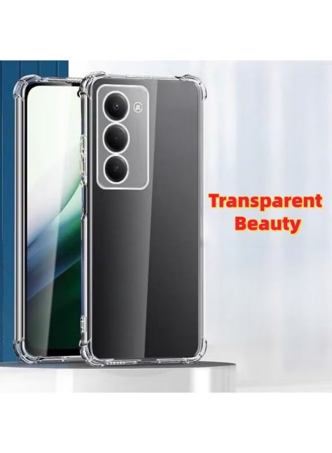 غطاء حماية مقاوم للصدمات لهاتف شاومي ريدمي 15 4G/5G - شفاف للغاية، متين، وفتحات دقيقة - حماية من الخدوش والغبار والبقع - غطاء خلفي شفاف من السيليكون لهاتف شاومي ريدمي 15 4G/5G - Image 3
