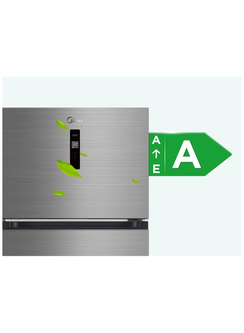 Midea Refrigerator 449L 2D TMF MDRT645MTE06E Inverter Quattro, No Frost, Cooling Box, Multi-Air Flow, Active-C Fresh, Humidity Contro Silver 449 L 1000 kW MDRT645MTE06E bru steel - Image 4