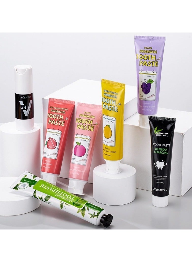 Kormesic 2-Pack Peach Probiotic Toothpaste 100g - Image 5