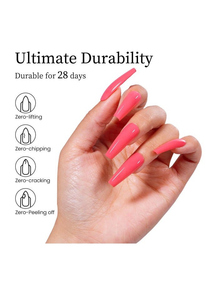 MAYCHAO 15ML Gel Nail Polish - Pink Lemonade, UV LED, DIY at Home, 0.5 OZ - Image 5