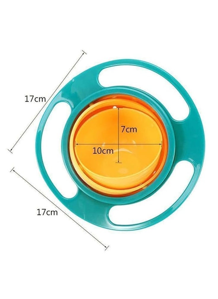 Generic Spillproof baby feeding plate  Gravity Bowl With LidRotor Saftey Dish  - Image 3